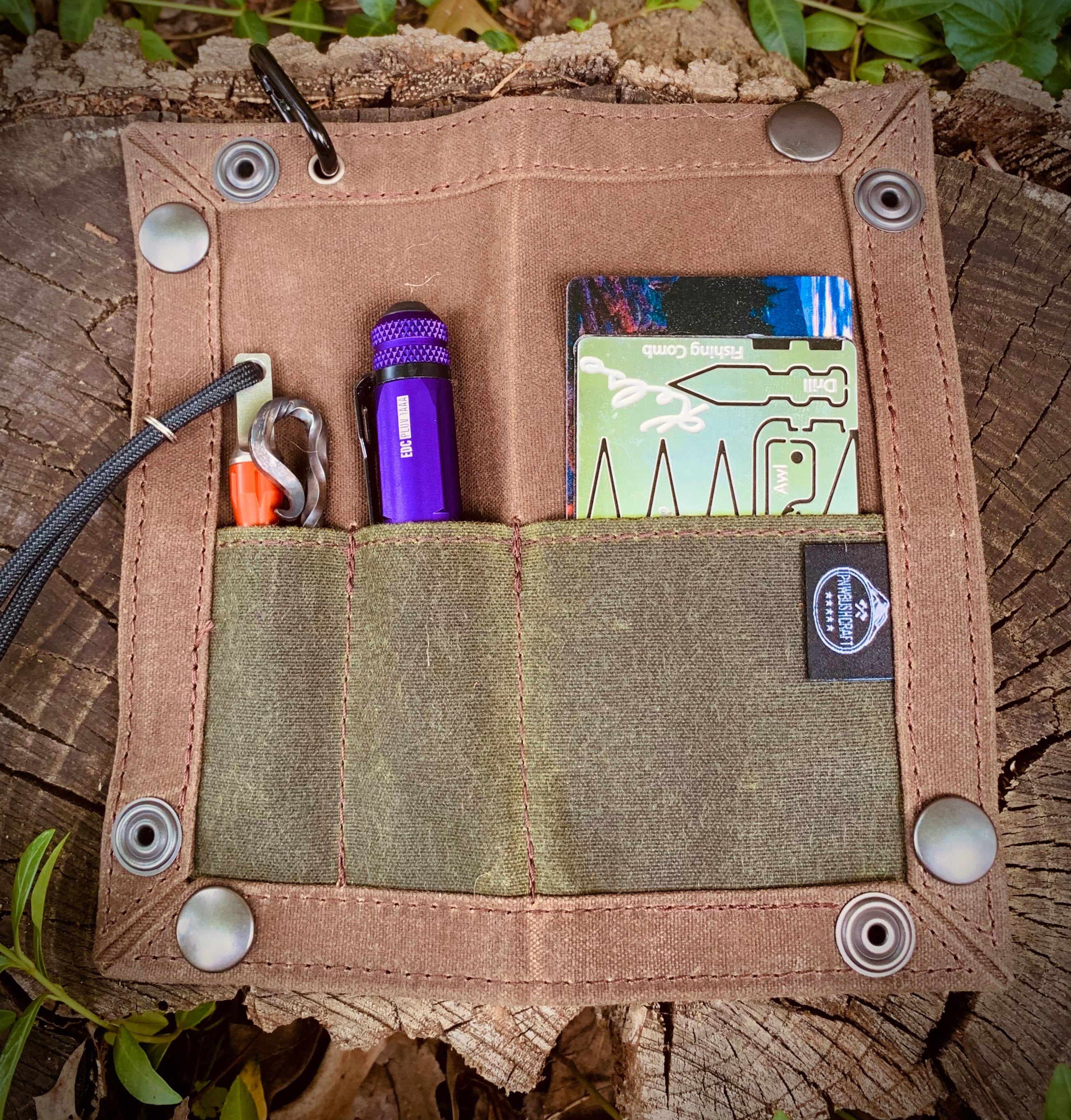 Canvas edc pocket online organizer